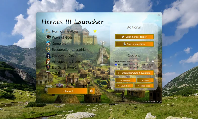 Might & Magic Heroes III Launcher