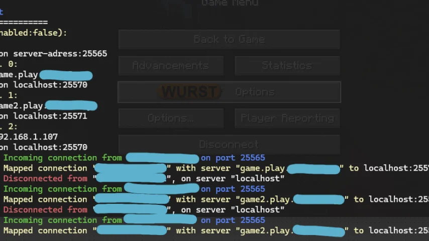 Minecraft Server Mapper