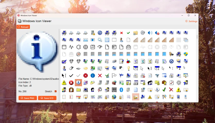 Windows Icon Viewer